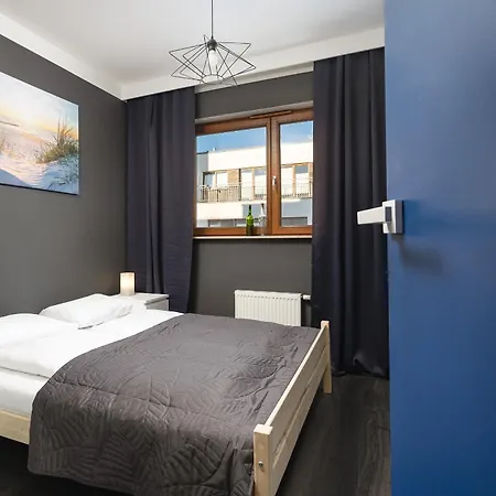 Mysterious Blue With Two Bedrooms And Balcony In By Renters Apartment *