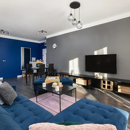 Mysterious Blue With Two Bedrooms And Balcony In By Renters