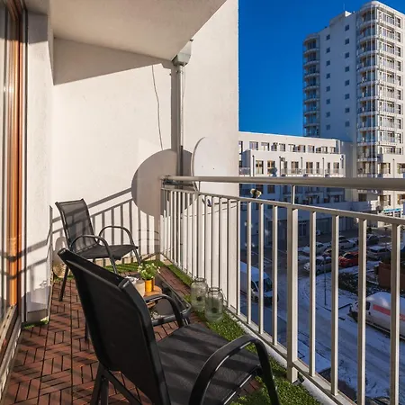 Mysterious Blue With Two Bedrooms And Balcony In By Renters * Swinoujscie