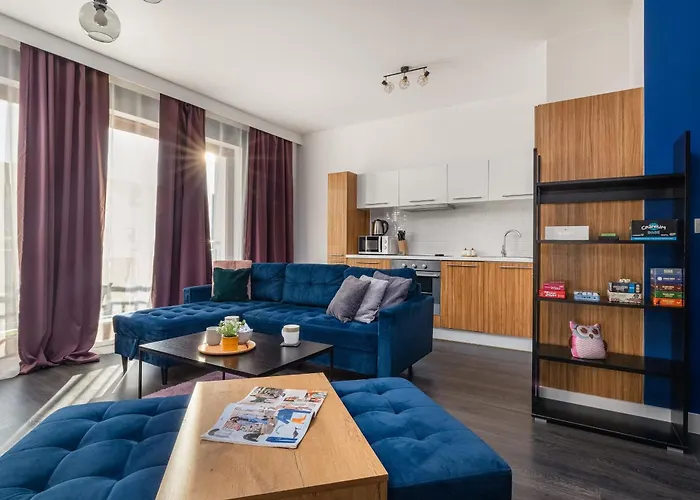 Apartamento Mysterious Blue With Two Bedrooms And Balcony In By Renters Świnoujście