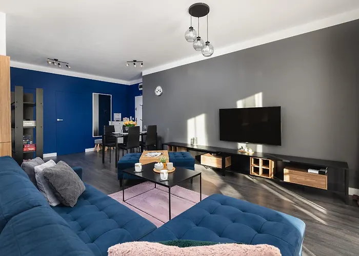 Mysterious Blue With Two Bedrooms And Balcony In By Renters