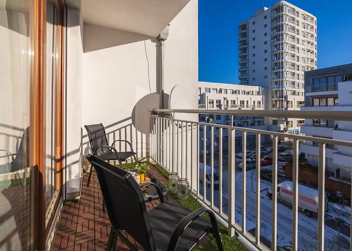 Mysterious Blue With Two Bedrooms And Balcony In By Renters * Świnoujście